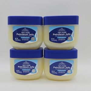 NEW Lot Of 4 Studio Selection 100% Pure Petroleum Jelly 13 Oz Jars Unscented